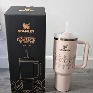 Pink Deco Stanley 40oz